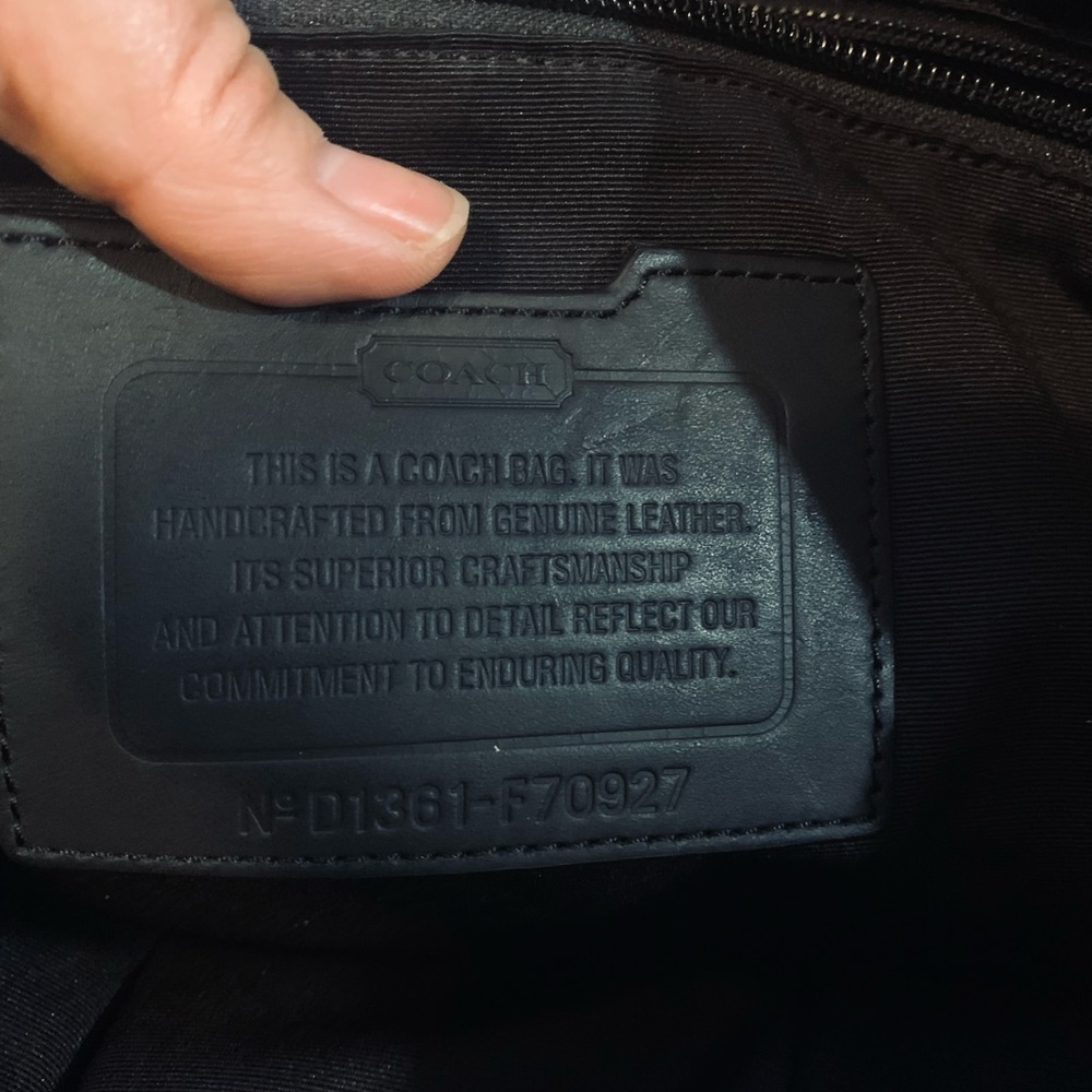 Coach briefcase massenger bag - Picture 5 of 7